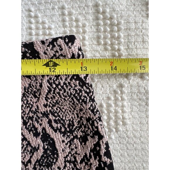 Free People Mini Skirt Sz 0 Beige/Black Snakeskin Ponte Knit Modern NatureCore - Picture 5 of 8